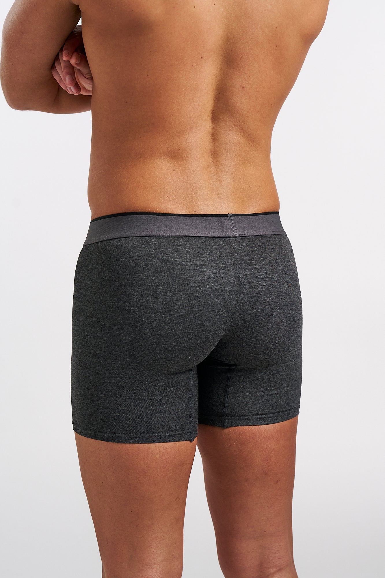 Grey on Black Men's Underwear