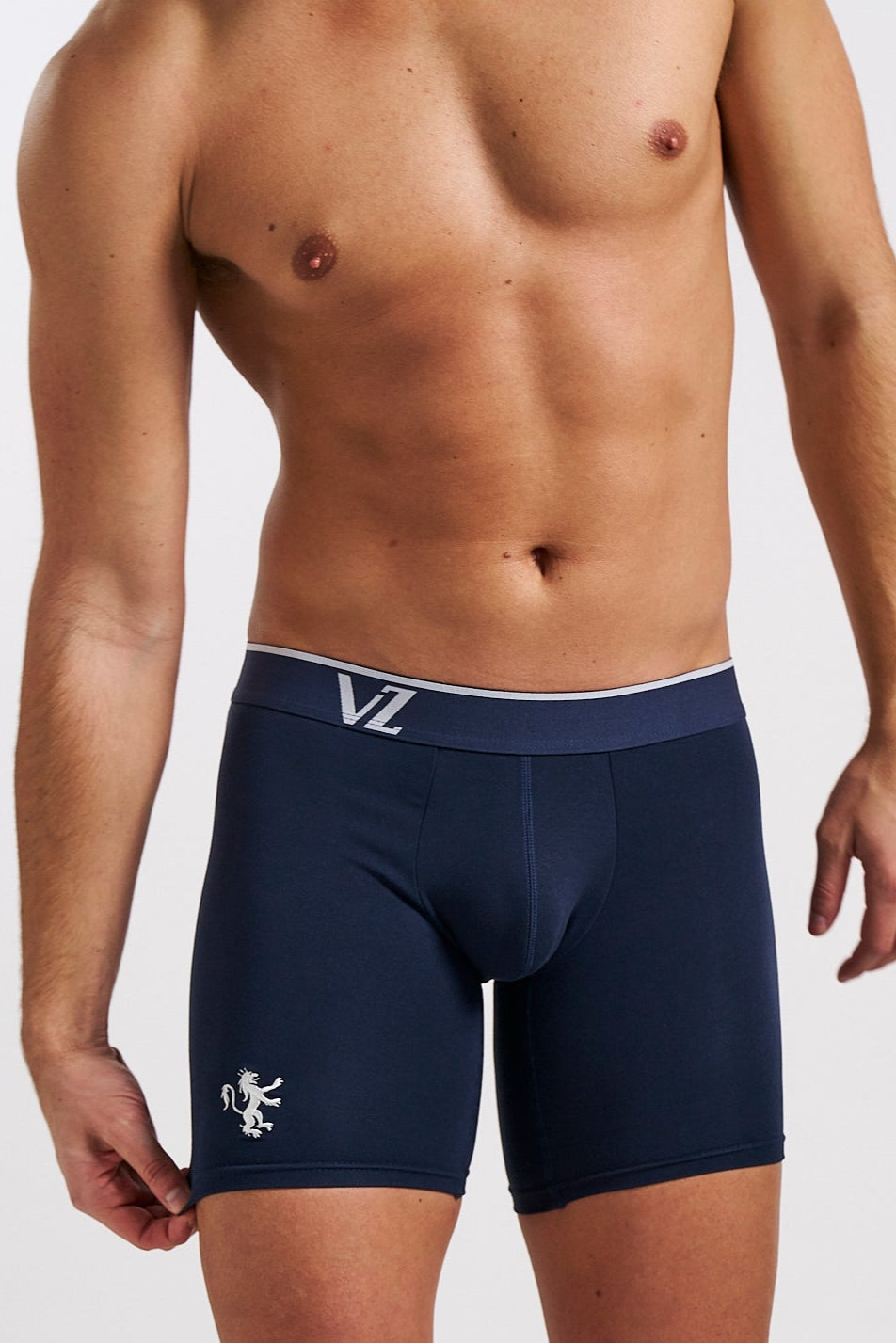 Blue on White Men's Underwear