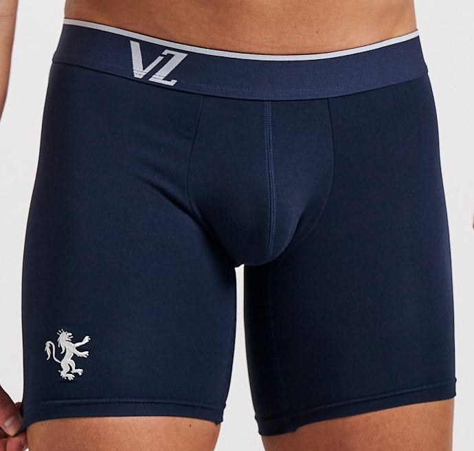Blue on White Men's Underwear