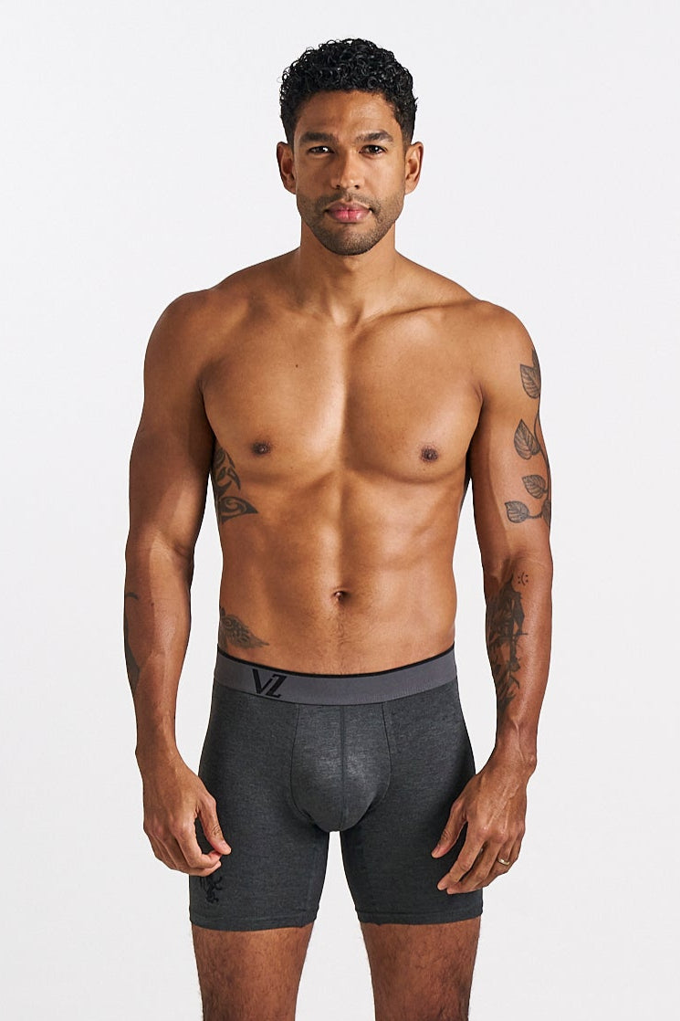 Grey on Black Men's Underwear