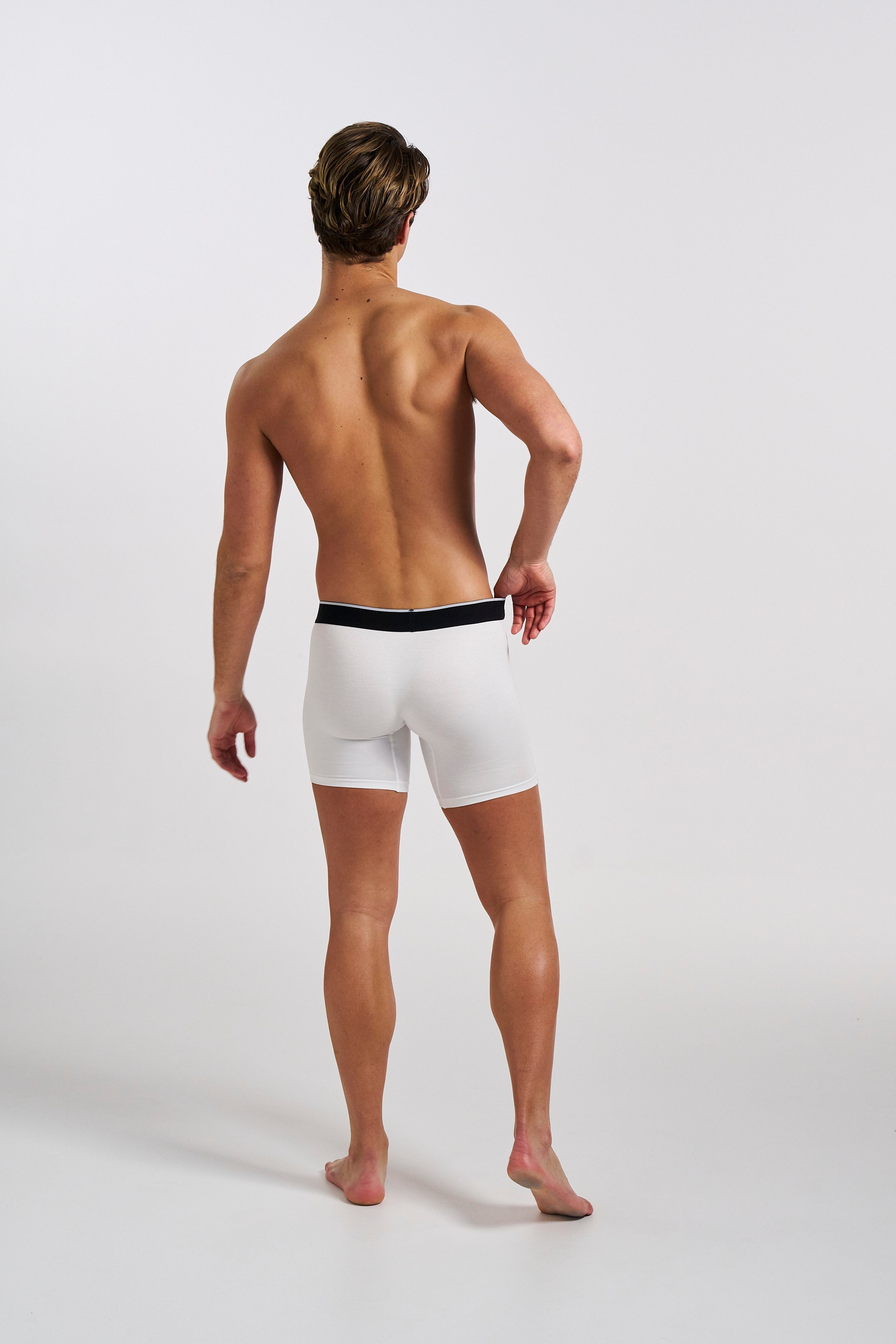 White on Black Men's Underwear